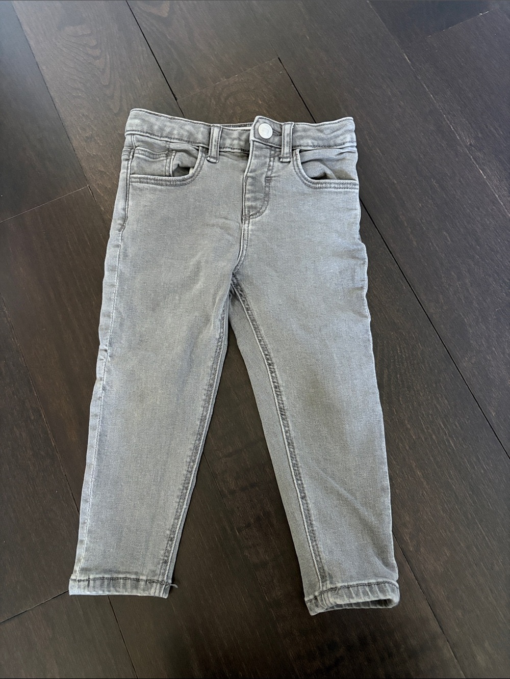 Mango Toddler boys Grey Skinny Jeans 18-24 Months / 92cm Adjustable Waist